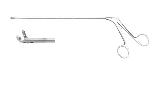H111 laryngeal forceps (right open bowl mouth)