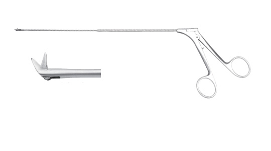 H104 laryngeal scissors (bent 45 degrees)